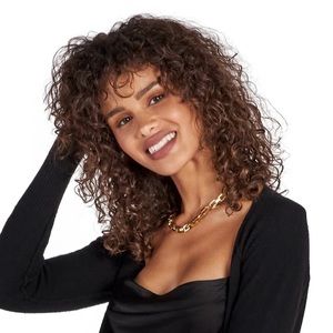 NWT Eddie Borga Supra Link Collar Necklace Gold